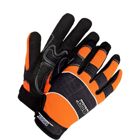 Lined Synthetic Leather Mechanics Glove, Medium